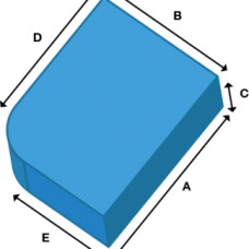 LHF CURVED CORNER MATTRESS