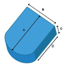 D SHAPE ISLAND MATTRESS