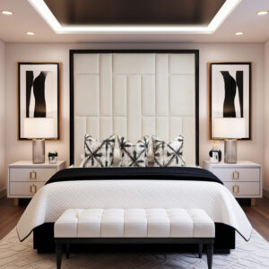 Luxury Kensington Cream Headboard with Wooden Frame