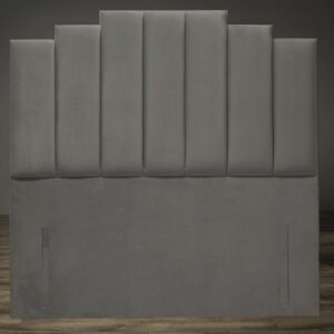 Art Deco Upholstered Floor Standing Headboard